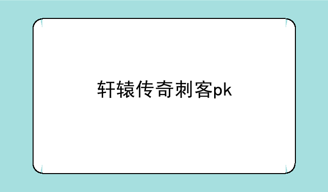 轩辕传奇刺客pk