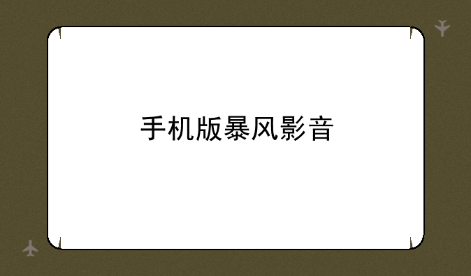 手机版暴风影音