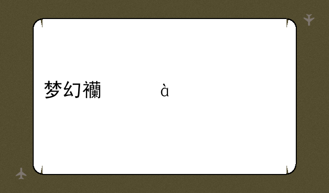 梦幻西游160装备