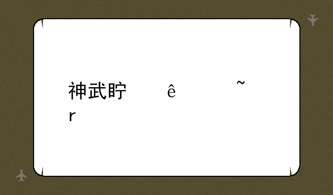 神武真人秀查看