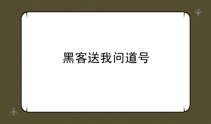 黑客送我问道号