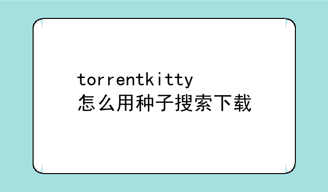 torrentkitty怎么用种子搜索下载