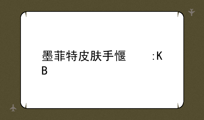 墨菲特皮肤手感排名