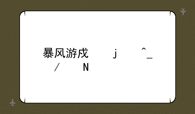 暴风游戏的旗下产品