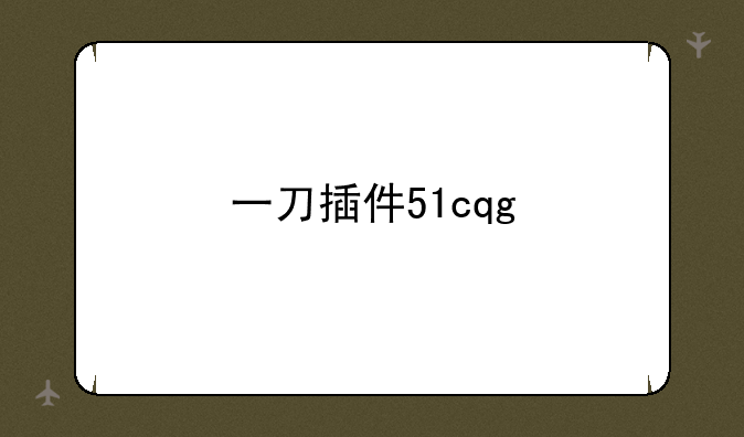 一刀插件51cqg