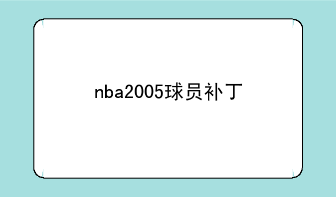 nba2005球员补丁